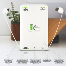 Load image into Gallery viewer, Portable Battery Pack, 5000 mAh